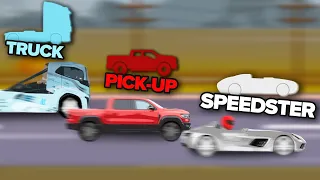 Fastest Car in Each Type | Top Speed Simulation