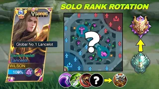 LANCELOT PERFECT SOLO RANK HARD CARRY GAMEPLAY!! | 100% AUTO WIN BEST BUILD & ROTATION!🔥 (PLS TRY)