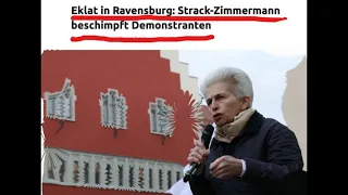 Frau Strack-Zimmermann beleidigt Demonstranten und droht ihnen