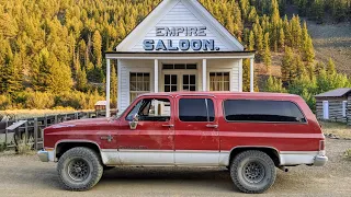 1986 SUBURBAN | Pinyon Peak! | Most Dangerous Road in Idaho | Episode 4 | #overland #squarebody #4x4