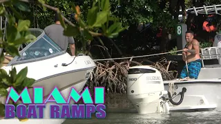 Tug of War at the Ramp | Miami Boat Ramps 79st