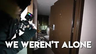 Exploring Abandoned Homeless Hotel - Ran Into Squatters