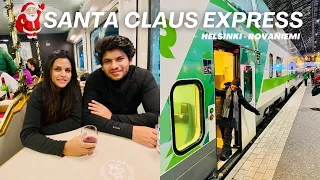 Santa Claus LAPLAND EXPRESS / VR Finland Deluxe Sleeper Train Ride From Helsinki to Rovaniemi