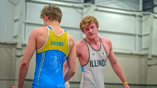 170 – Cooper Wettig {G} of Elite Athletic Club IN vs. Chase Gardner {R} of Indiana Outlaws White