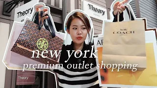 NEW YORK VLOG | Shopping day at Woodbury Common Premium Outlets, luxury fashion haul