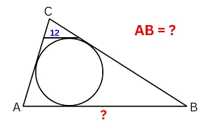 A Very Nice Math Olympiad Geometry Problem | Given a circle inside a triangle