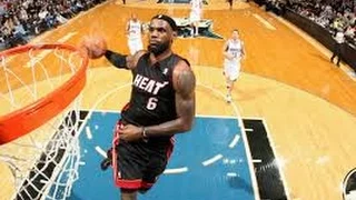 LeBron James - Absolutely All Slam Dunks /HD/