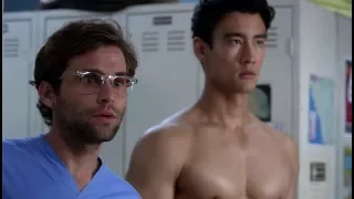 Beijo gay de Dr. Levi Schmitt e Dr. Nico Kim @ Grey's Anatomy