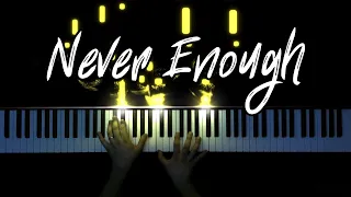 Never Enough - The Greatest Showman (Loren Allred) | Piano Cover - Tutorial