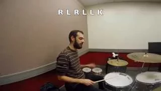 Drum Lesson: developing patterns - RLRLLK