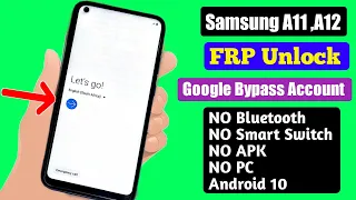 Samsung A11 Frp Bypass/Google Account Unlock Android 10 Q | Samsung A11 Frp Unlock New Security 2021
