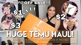 HUGE TEMU HAUL WORTH $150 ♡ BEAUTY + HOME + FASHION & MORE! | Is Temu Legit?!