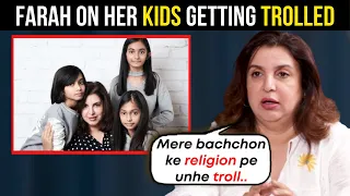 Farah Khan REACTS to her KIDS getting TROLLED for their religion