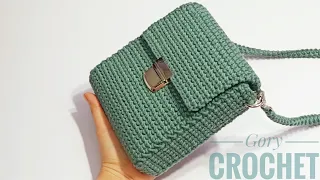 كروشيه شنطه كروس سهله للمبتدئين/Crochet bag/Bolso de crochet/Вязаная сумка/tığ işi çanta/Bolsa