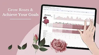 Effective Habit Tracker that Grows Roses 🌹 (Google Sheets Template)