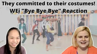 Two women reacting to 위아이(WEi) - 'BYE BYE BYE' Dance Practice (Halloween Ver.) | Reaction