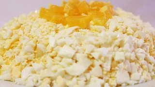 Праздничный салат из апельсинов. Рецепт приготовления