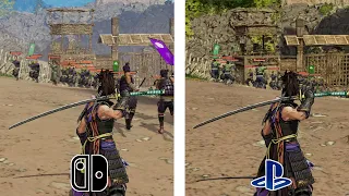 Samurai Warriors 5 | Graphics Comparison (Switch vs PS4)