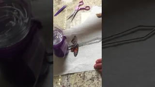 Repairing monarch wing