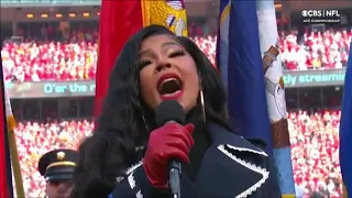 2022-01-30 - National Anthem (performed by Ashanti)