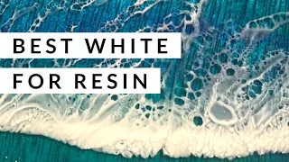 What is the best white for resin? Acrylic paint, ink, mica, paste, alcohol ink and Castin'craft