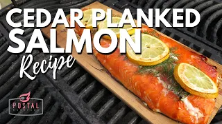 Cedar Plank Salmon - How to Cook Salmon on the Grill Recipe