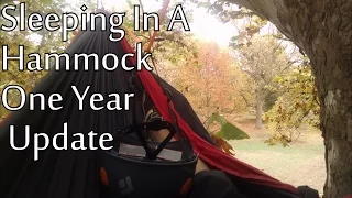 Sleeping In A Hammock One Year Update