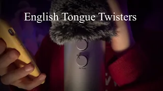 ASMR| English Tongue Twisters