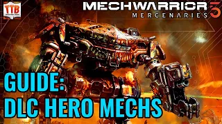MW5 DLC HERO MECH LOADOUTS EXPLAINED! - Mechwarrior 5: Mercenaries Heroes of the Inner Sphere DLC