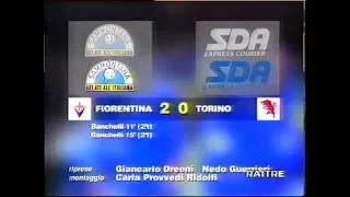 1995-96 (1a - 27-08-1995) Fiorentina-Torino 2-0 [Banchelli,Banchelli] Servizio D.S.Rai3