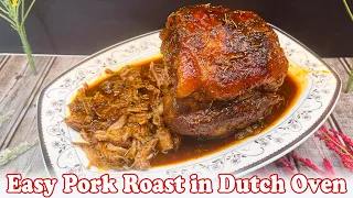 Easy Pork Roast in Dutch Oven