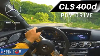 2021 MERCEDES CLS 400d AMG 4matic 6 cylinder (340hp) - POV Test Drive