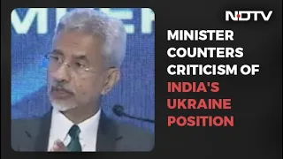 Ukraine "Could Be Wake-Up Call For Europe To Also...": S Jaishankar