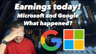 Microsoft and Alphabet (Google) Earnings. Market Reaction, numbers and how many shares I hold!