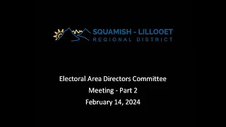 EAD Committee Meeting - February 14, 2024 - Part 2