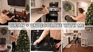 CLEAN WITH ME + UNDECORATE CHRISTMAS