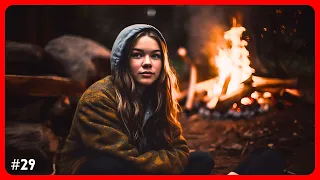 🔥 High Quality CAMPFIRE WITH GIRL WHITE NOISE 🔥 Great for Sleeping & Studying | 2 Hours