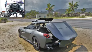 Convertible Ferrari Portofino Test Drive - Forza Horizon 5 | Thrustmaster TX gameplay