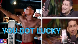 TEOFIMO LOPEZ & DEVIN HANEY EXCHANGE WORDS COME FACE TO FACE GETS H£ATED ! LOPEZ CHOSE KAMBOSOS FITE