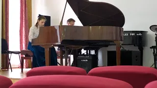 Zlata Tarasova performs. Grand Prix - Poulenc - Piano Concerto, FP 146 - 1