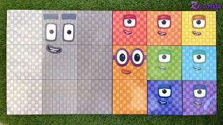 Looking for Numberblocks Puzzle Tetris NEW 900 ASMR - Numberblocks Satisfying Video #59