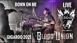 15 year old drummer Alex Shumaker "Down on Me" sitting in with Blood Union