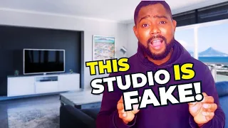 Create a Fake YouTube Studio Background with Canva | Realistic YouTube Studio Set-up