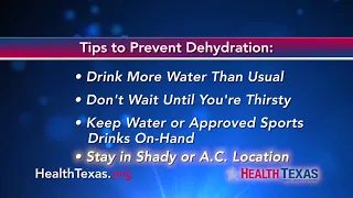 HealthTexas: Tips to prevent dehydration | KSAT 12