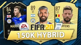 150K MARKET CRASH SQUAD BUILDER! FIFA 20 (INSANE 150K HYBRID)