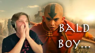 me crying at the sight of a bald kid (netflix avatar the last airbender trailer reaction + breakdown