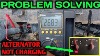 Charging System Problem on Volvo Truck FM 370 || Alternator NOT Charging Battery