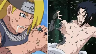 Sasuke vs Deidara   Luta Completa  Legendado Em PT BR  60FPS   Naruto Shippuden