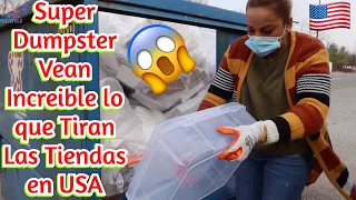 Super Dumpster!  Vean Increible Lo Que Tiran Las Tiendas en USA😱😳🇺🇸#NoemyBLaSalvadoreña