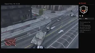 Tank Rampage in city w/Kedoublenedy in Gta V